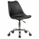 Кресло стул  "Eames MG-310 CH", хром, пластик черный, экокожа черная, 532925 главное фото в маленьком размере