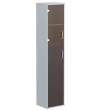 Шкаф колонка комбинированная СУ-1.7(R) Венге Магия/Металлик 406*365*1975
